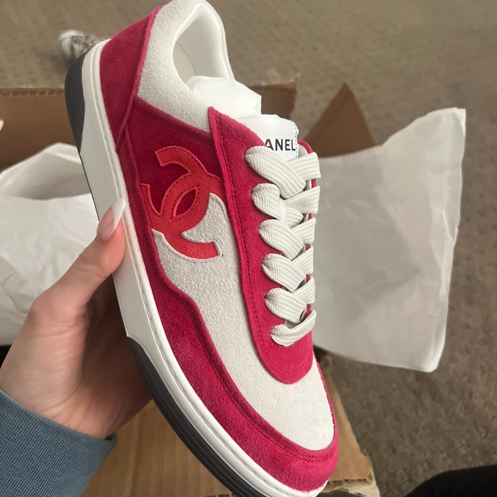 Chanel sneakers. Almost brand new. Size 8